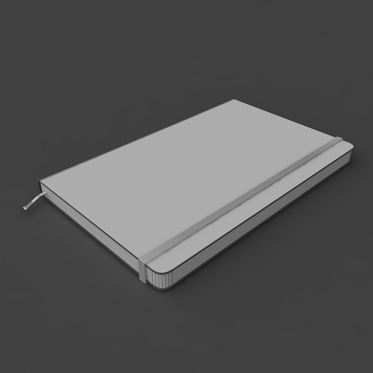 3D moleskine sketchbook 02 03 - TurboSquid 1212146