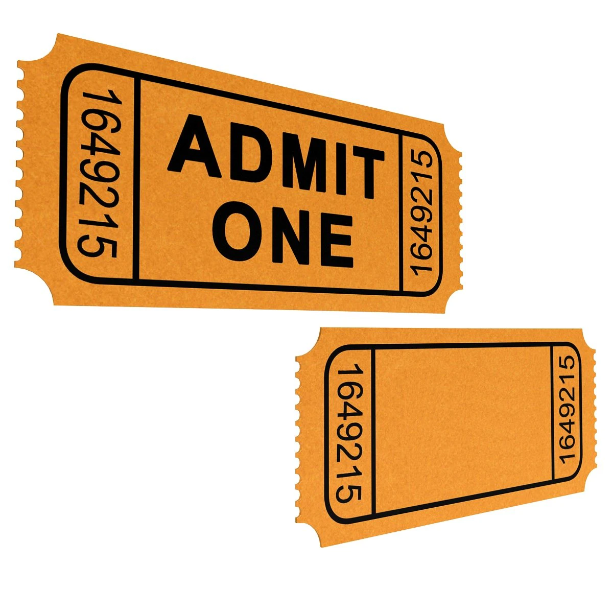 movie ticket 3D Model .c4d .max .obj .3ds .fbx .stl .blend 