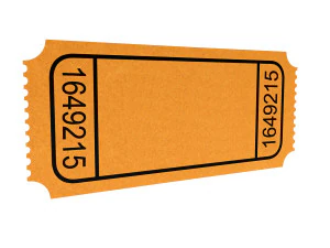 movie ticket 3D Model