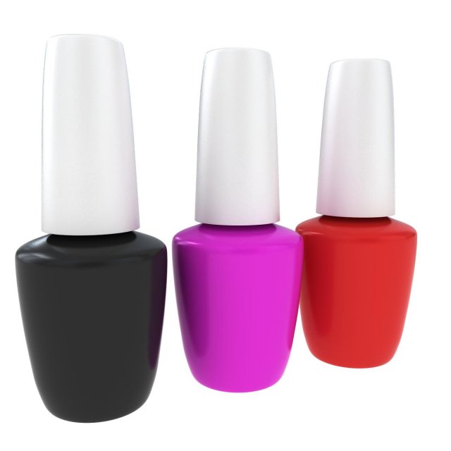 nail polish Modelo 3D .c4d .max .obj .3ds .fbx .stl .blend 