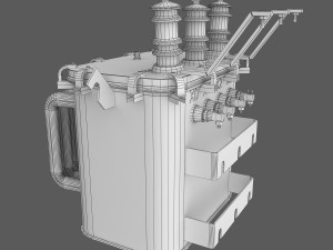 oil transformer Modèle 3D