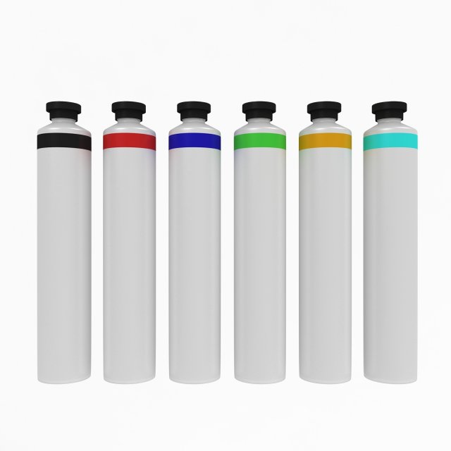 paint tube Modelo 3D .c4d .max .obj .3ds .fbx .stl .blend 