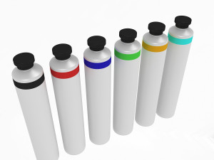 paint tube Modelo 3D
