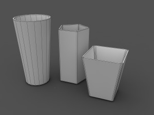 plant pots Modello 3D