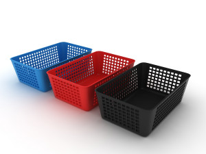 plastic baskets Model 3D