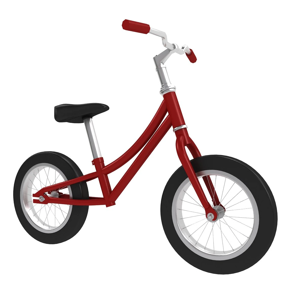 mini childrens balance bike 3D Model .c4d .max .obj .3ds .fbx .stl .blend 