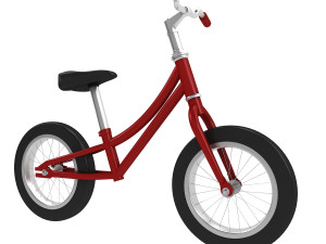 mini childrens balance bike 3D Model