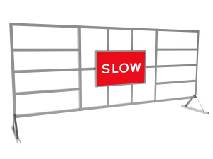 road safety barrier 3D Model