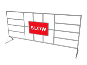 road safety barrier 3D Model
