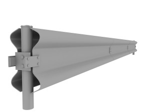 road safety barrier 3D Model