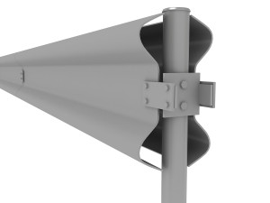 road safety barrier Modèle 3D