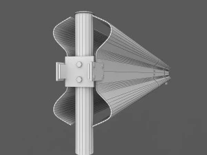 road safety barrier 3D Model