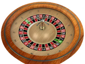 카지노 - 룰렛 휠 3D 모델