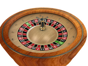 casino - roulette wheel 3D Model