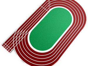 running track 3D Model