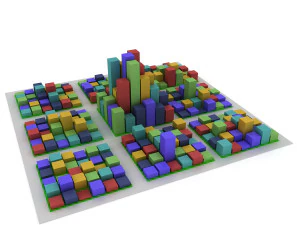square city 3D Model