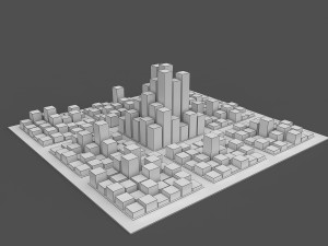 square city 3D Модель