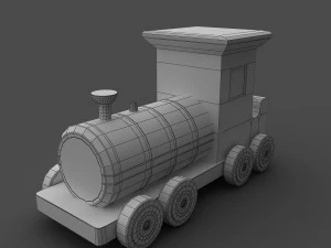 toy train 3D Model