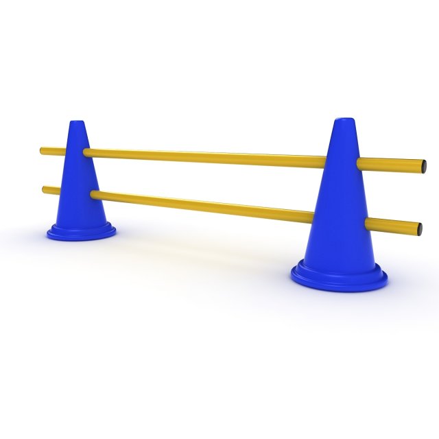 training cone Model 3D .c4d .max .obj .3ds .fbx .stl .blend 