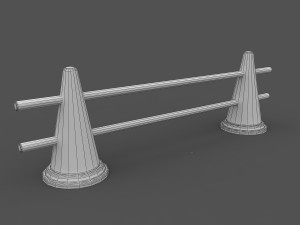 training cone Model 3D