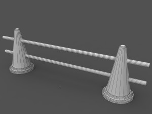 training cone Model 3D