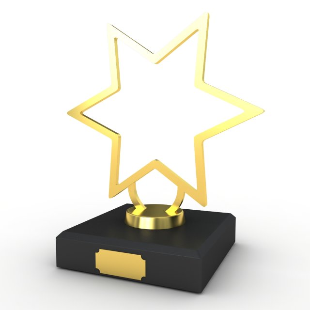 trophy 3D Model .c4d .max .obj .3ds .fbx .stl .blend 