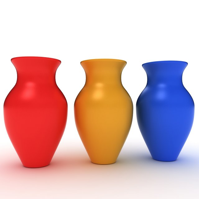 vase Model 3D .c4d .max .obj .3ds .fbx .stl .blend 