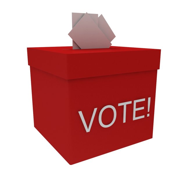 voting box Model 3D .c4d .max .obj .3ds .fbx .stl .blend 