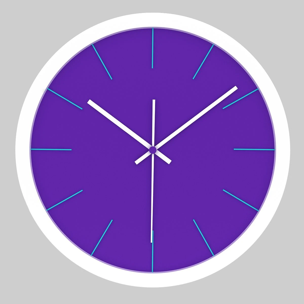 wall clock 3D Model .c4d .max .obj .3ds .fbx .stl .blend 
