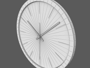 wall clock Model 3D