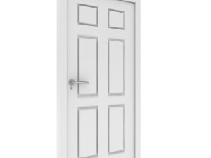white door 3D 모델