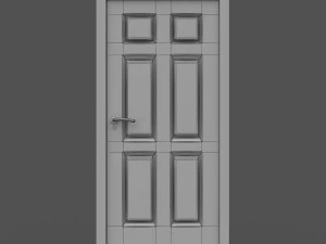 white door 3D Model