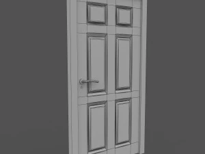 white door 3D Model