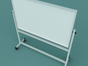 whiteboard with stand 3D Model