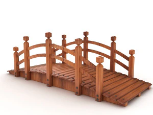 wood bridge 3D Model