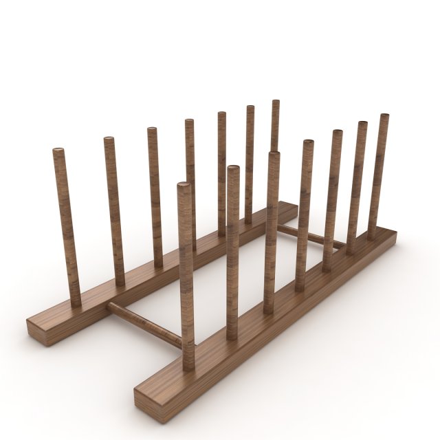 wooden holder 3D-Modell .c4d .max .obj .3ds .fbx .stl .blend 