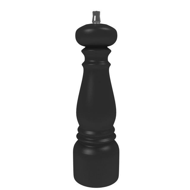 wooden pepper mill 3D Model .c4d .max .obj .3ds .fbx .stl .blend 
