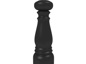 wooden pepper mill 3D Model