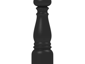 wooden pepper mill 3D Model