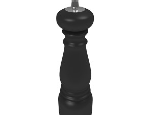 wooden pepper mill 3D Model