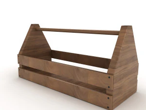 drewniana skrzynka na narzędzia Model 3D
