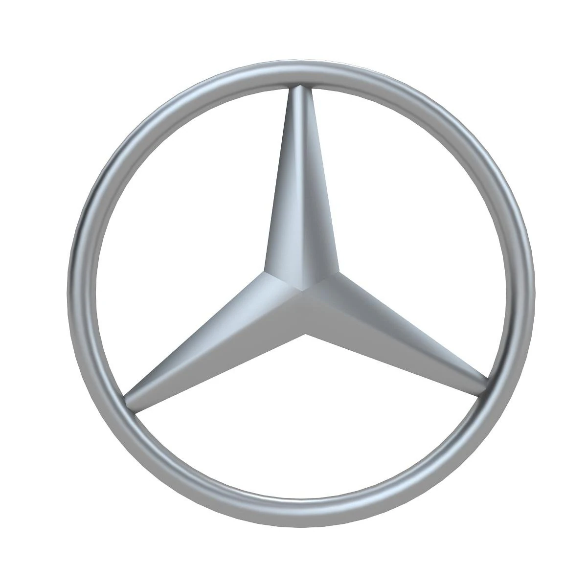 mercedes benz logo 3D Model .c4d .max .obj .3ds .fbx .stl .blend