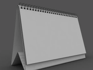 calendar 3D Model