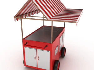 food cart 3D Model