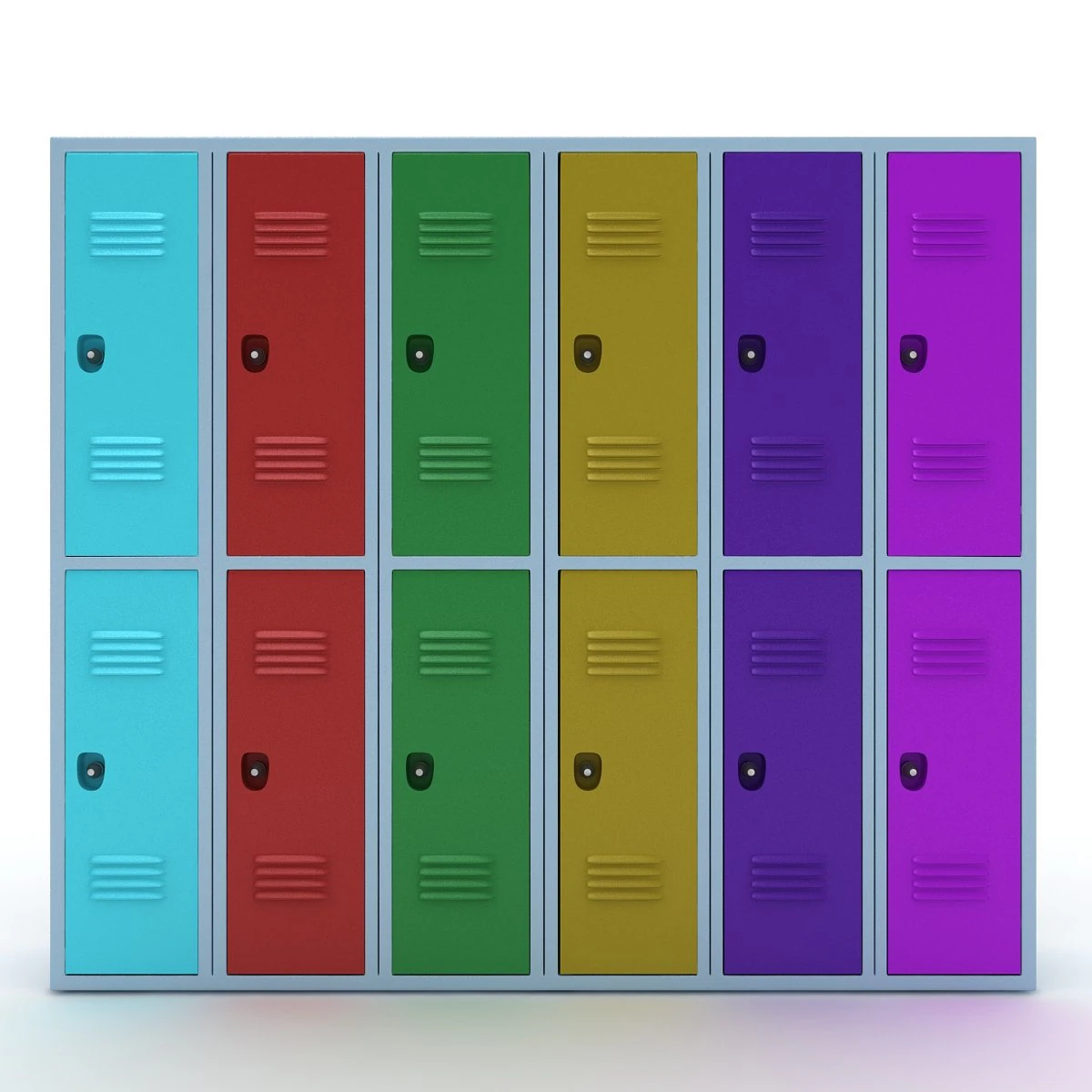 locker 3D Model .c4d .max .obj .3ds .fbx .stl .blend