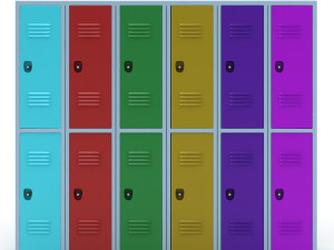 locker 3D Model