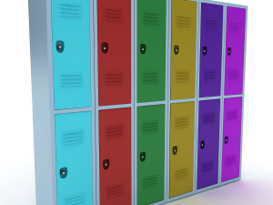 locker 3D-Modell
