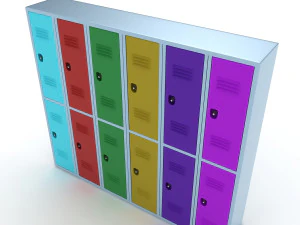 locker 3D Model