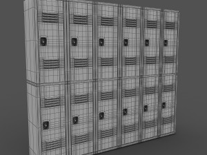 locker 3D-Modell