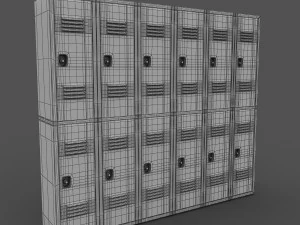 locker 3D Model